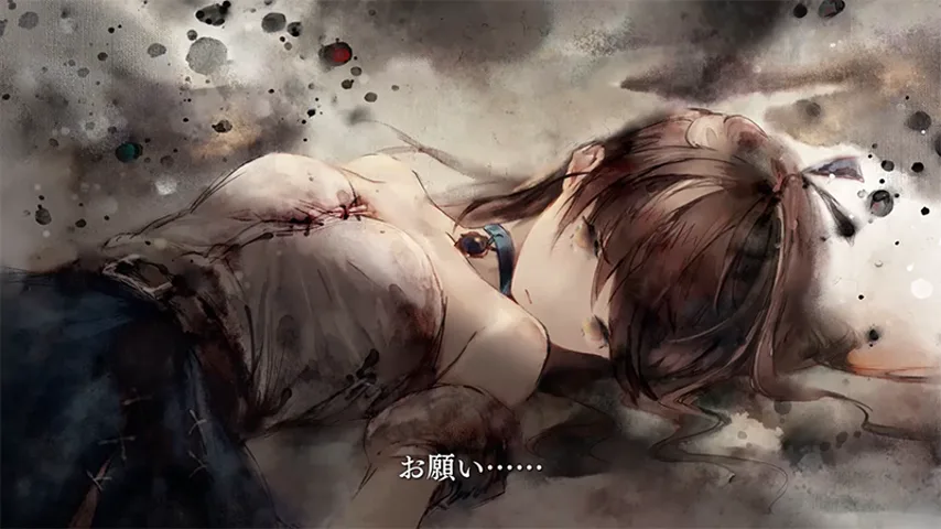 迫害され傷ついた魔女を描くストーリーシーン
